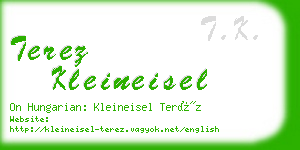 terez kleineisel business card